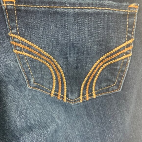 Y2K Hollister Distressed Jeans - Medium Wash - Women's Size 27 - Picture 4 of 5